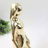 Estátua Mãe e Filha Dourada Decorativa 22x8x9cm Presente - 7