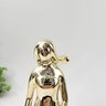 Estátua Mãe e Filha Dourada Decorativa 22x8x9cm Presente - 4