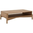 Ver imagem 1 de Mesa de Centro Baixa 102cm para Sala Madeira Maciça Nira Tauari F07 - Mpozenato