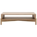 Ver imagem 5 de Mesa de Centro Baixa 102cm para Sala Madeira Maciça Nira Tauari F07 - Mpozenato