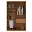 Ver imagem 3 de Guarda Roupa Solteiro Heros 4 Portas com Pés Moderna