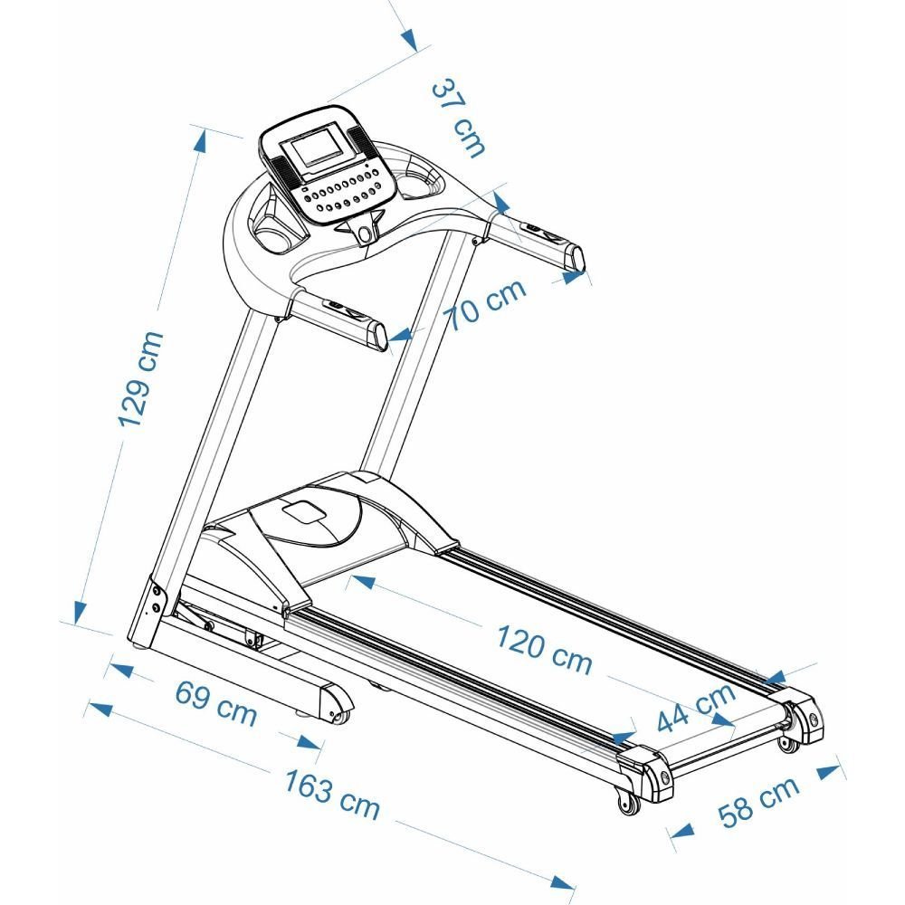 Esteira Eletronica Gallant Elite Motor 3.0HPM Até 120kg 16Km/h 12 Niveis de Inclinação 220V GEE12E30 - 8