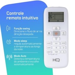 Ar Condicionado Split Hq Hi Wall Inverter 24.000 Btus Frio Monofásico Branco Hq-inv24000fh 220v - 8