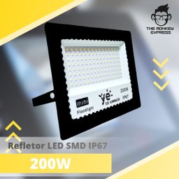 Refletor Led Holofote 200w Branco Frio Ip67 a Prova D'agua - 2