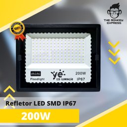 Refletor Led Holofote 200w Branco Frio Ip67 a Prova D'agua - 5