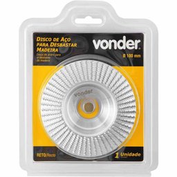Disco para Desbaste em Madeira Vonder Reto 100mm 13.000min 12.86.100.000 | Reto - 2