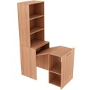 Ver imagem 6 de Mesa para Escritório Articulável Alta Multiuso Retrátil Amêndoa