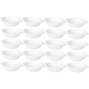 Ver imagem 1 de Kit 20 Cumbucas Brancas Coza Uno 100ml Plásticas Bowls Tigelas 11,5x9x2,5cm Sobremesas