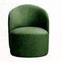 Ver imagem 3 de Poltrona Stela Cor:Veludo Verde 270