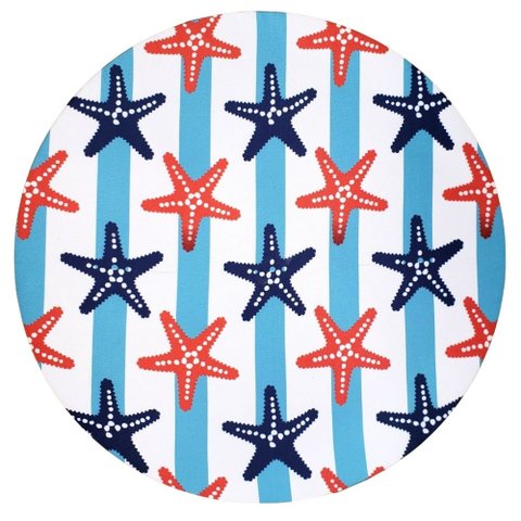 Kit 4 Capas para Sousplat Replica Estrela do Mar 35cmx35cm