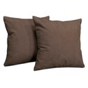 Ver imagem 2 de Almofadas Kit Plumie de 45x45cm 2 Uni Boucle Marrom Cama Inbox