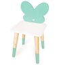 Mesa de Madeira Infantil Borboletinha Verde Claro com Cadeira - 3