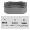 Kit 2 Formas Silicone Antiaderente Quadrada Air Fryer 15cm - 5