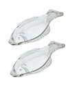 Ver imagem 1 de Kit 2 Travessas Vidro Fish 29x16cm