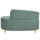 Ver imagem 5 de Sofá Namoradeira Orgânico Grécia 3 Lugares 180cm Bouclê:bouclê Verde Menta