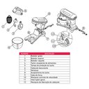 Ver mais imagens de Batedeira Planetária Industrial Pedestal Bivolt Profissional:Preto