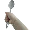 Ver imagem 2 de Kit 12 Colheres para Servir Arroz Molhos 24,5cm para Restaurantes Buffets Hotéis Aço Inox Brinox