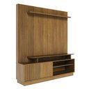 Ver imagem 5 de Estante Home Theater Ares Cumaru para Tv até 65” - Madetec