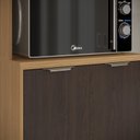 Ver mais imagens de Paneleiro para Micro-Ondas com Nicho MDF 15mm Colors Marrom/Freijó/Nogueira Bourbon