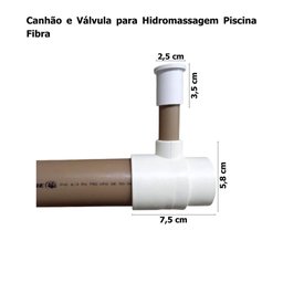 Dispositivo Hidromassagem Abs para Piscina Fibra - 7