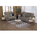 Ver imagem 1 de Kit Sala Tapete 2,00 X 1,45 + 4 Capas de Almofada Jacquard Luxo Macio Emborrachado Antiderrapante Es