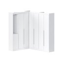 Ver imagem 2 de Guarda-Roupa Casal Modulado Andorra 7 Portas 6 Gavetas Branco - Pnr Móveis