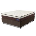Ver imagem 1 de Cama Box Desmontável Colchão Queen Molas Superlastic Euro Pillow Start 158x198x62cm Apolo