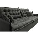 Ver imagem 5 de Sofá Sem Caixa Retrátil Reclinável 2,95m Cama inBox Versátil com Pillow Top e Molas Velusoft