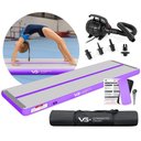 Ver imagem 2 de Tapete Colchão Ginástica Inflável 3 Metros com Bomba Elétrica Vg Plus Roxo 220v