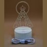 Luminária 3d Led-rgb Santa Nossa Senhora Aparecida - 4