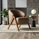 Ver mais imagens de Poltrona Decorativa Iris Pes Madeira Courino Tcs 729 Moll