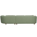 Ver imagem 5 de Sofá 05 Lugares 330cm Arizona com Chaise Esquerdo Bouclé Verde Claro - Nexta Casa