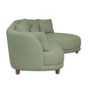 Ver imagem 6 de Sofá 05 Lugares 330cm Arizona com Chaise Esquerdo Bouclé Verde Claro - Nexta Casa