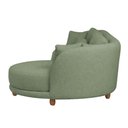 Ver imagem 4 de Sofá 05 Lugares 330cm Arizona com Chaise Esquerdo Bouclé Verde Claro - Nexta Casa