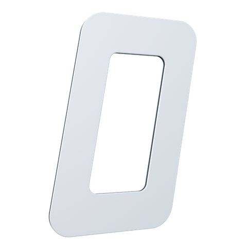 Número 130mm Garbo Font - Branco - Metalmidia 0