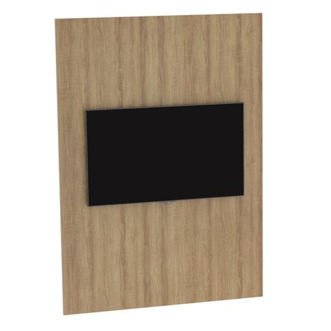 Painel para TV até 37 Polegadas 100cmx136cm Escritório Marrom Amêndoa