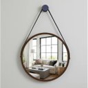 Ver mais imagens de Espelho Redondo Decorativo Suspenso Alça 30cm Varias Cores