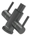 Ver imagem 4 de Misturador Bicomando 600 Grey