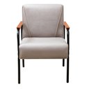 Ver imagem 3 de Poltrona Jade Cor:Veludo Capuccino 250