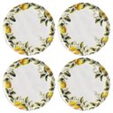 Ver imagem 1 de Kit 4 Pratos Rasos Bio Limonata 27,5cm Cerâmica Porto Brasil Decorados Mesa Posta