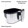 Fritadeira Elétrica sem óleo Air Fryer Amvox  Arf 1255 Inox 7L (220V) - 6