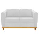 Ver mais imagens de Kit Sofá 2 Lugares e Poltrona Europa Suede Branco ADJ Decor