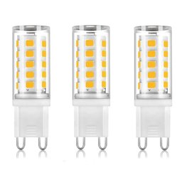 Kit 3x Lâmpadas Led Halopin G9 Bivolt 5w Branco Quente - 1