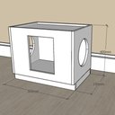 Ver imagem 2 de Cama De Cachorro E-Nichos En484C04Mc MDF Amadeirado