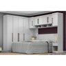 Guarda Roupa Modulado Módena 71000 C/ 1 Porta Branco - Demóbile - 3