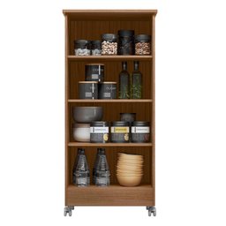 Armário Multiuso Lírio 49cm 1 Porta Naturale Moval - 3