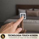 Ver imagem 2 de Espelho LED Retangular Touch 3 Cores de Luz para Banheiro 80x60 cm Bivolts 110/220V