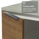 Ver imagem 7 de Balcão de Cozinha 50cm 1 Porta Branco/rustic Stella Madesa