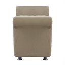 Ver imagem 3 de Recamier Bau Egeo 120x Suede Bege Rosado - Bandiera Decor