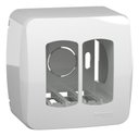 Ver mais imagens de Caixa de Sobrepor para 2 Modulos Branca Miluz Schneider Cor Branco